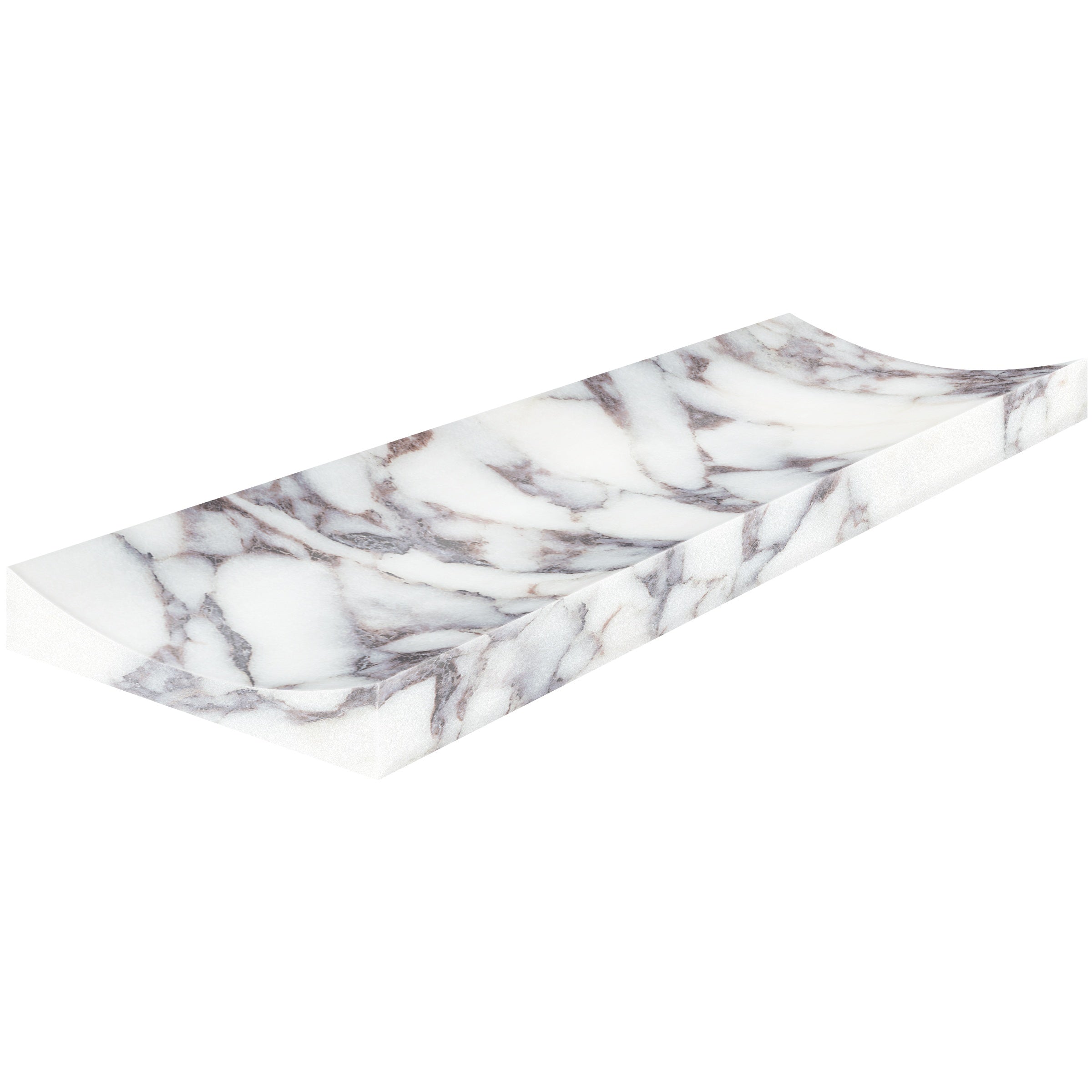 Viola Roccia marble field tile by Anatolia, top-down product view, 4"×12"×23/32" size. Turkish marble for floors and walls.