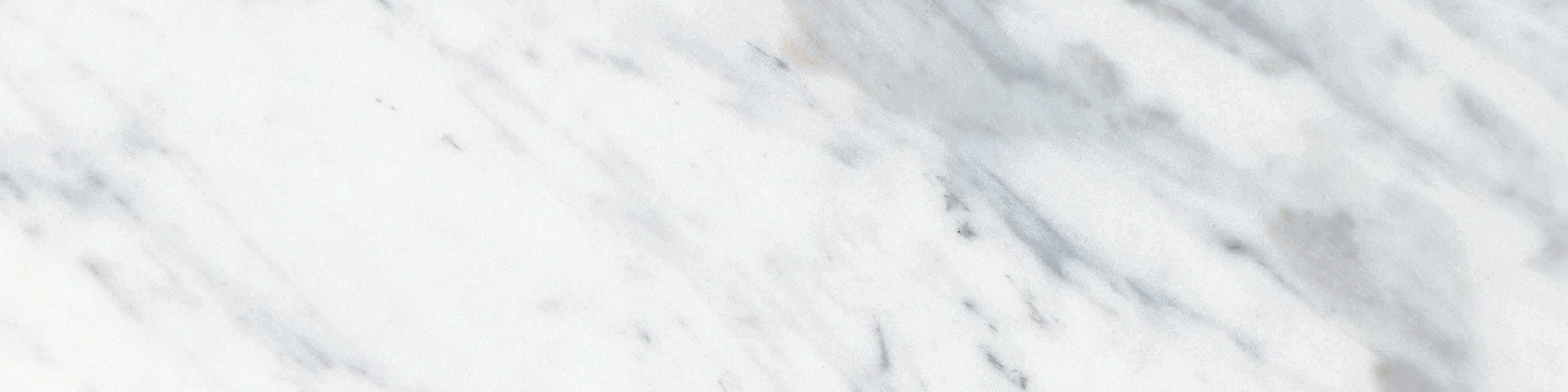 Virtue Bianco marble field tile by Anatolia, top-down product view, 3"×12"×3/8" size. Turkish marble for floors and walls.