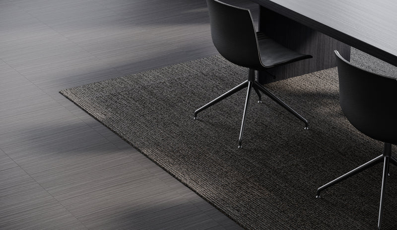 Anatolia Zera Annex Carbon matte porcelain tile in a room setting — available at Surface Group lifestyle image