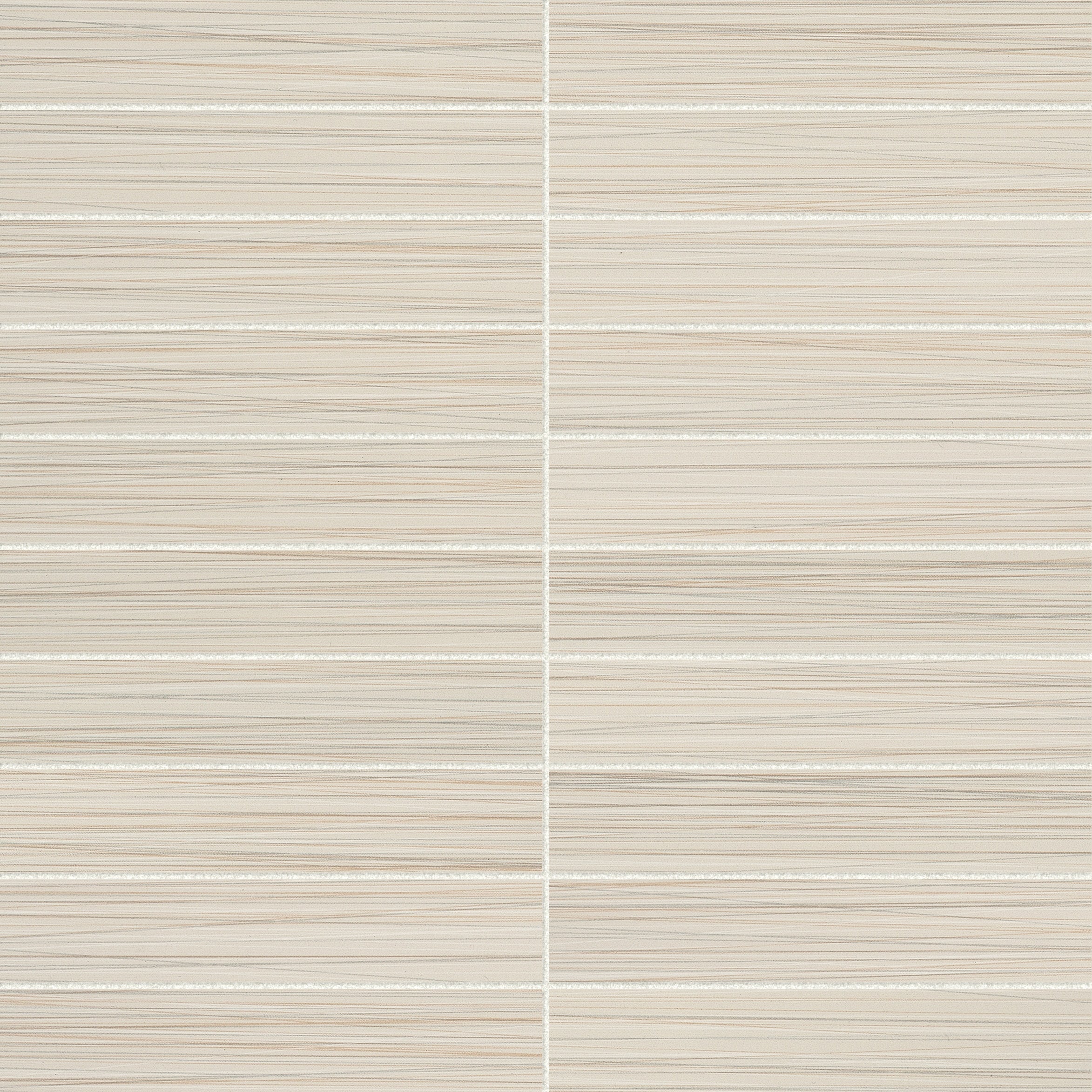 Zera Annex Oyster porcelain mosaic by Anatolia, top-down product view, 11 23/32"×11 23/32"×11/32" size. Malaysian porcelain for floors and walls.