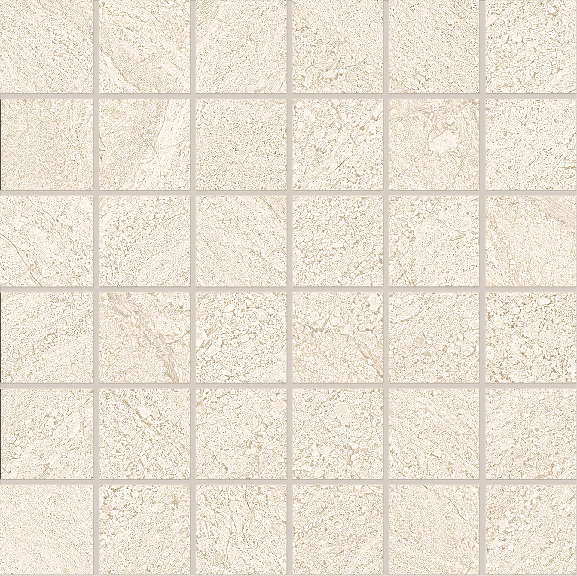 Pietra di Orosei Perla porcelain mosaic tile by Emil, silktech finish, 11 1/2"x13 1/16"x9-mm size. Premium Italian porcelain for floors and walls.