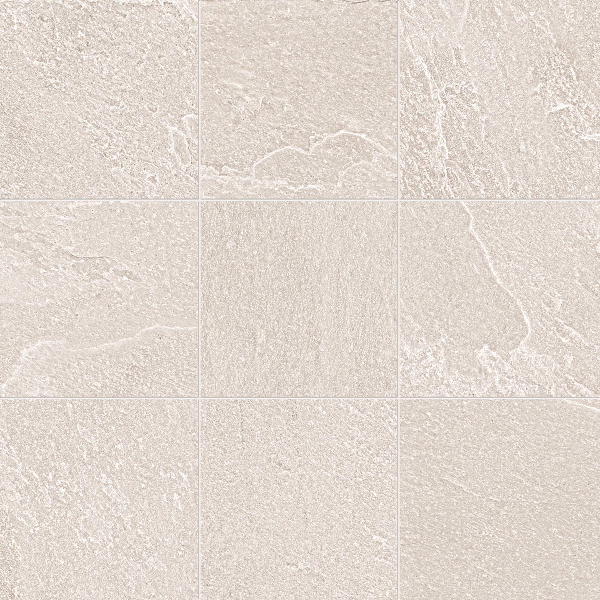 Nordika SAND porcelain mosaic tile by Emil, naturale finish, 12"x12" size. Premium Italian porcelain for floors and walls.