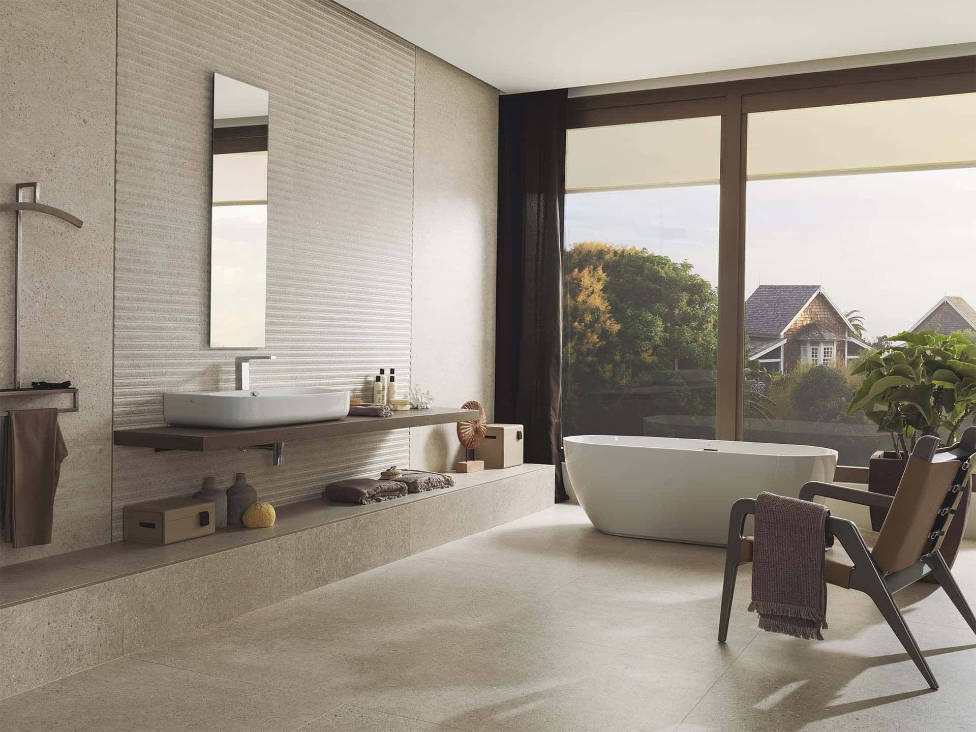 Prada Caliza Mombasa Wall Tile (18x47x11-mm | matt)