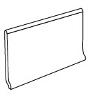 CHARME EVO Michelangelo Extra White porcelain trim, top-down product view, 6"×12"×11/32" size. Premium porcelain for floors and walls.