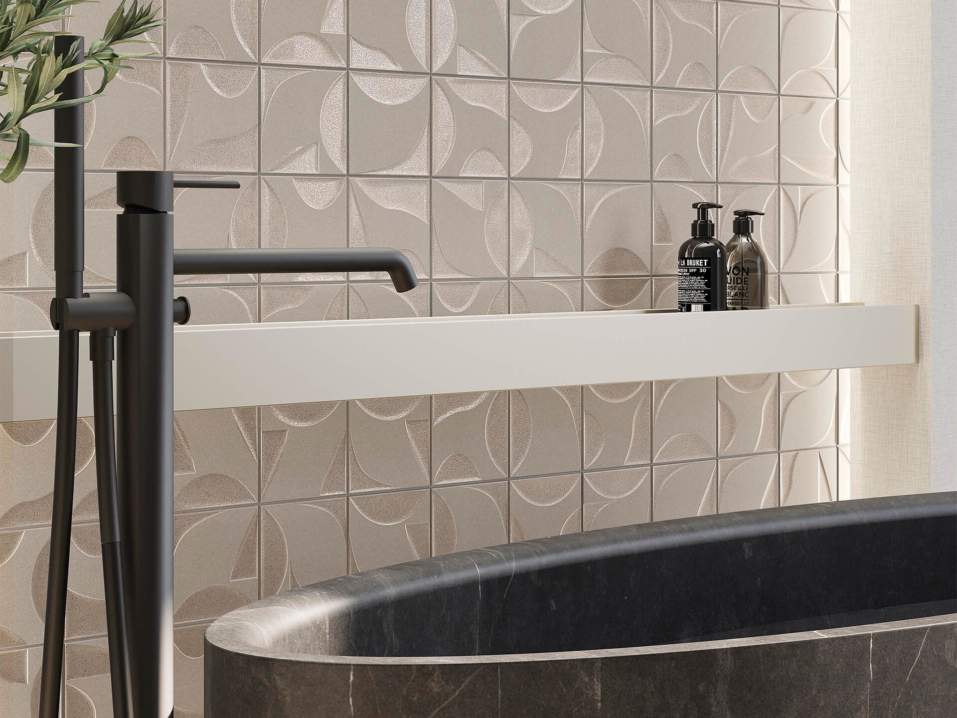 Sails Earth Wall Tile (6x6x9.5-mm | gloss)