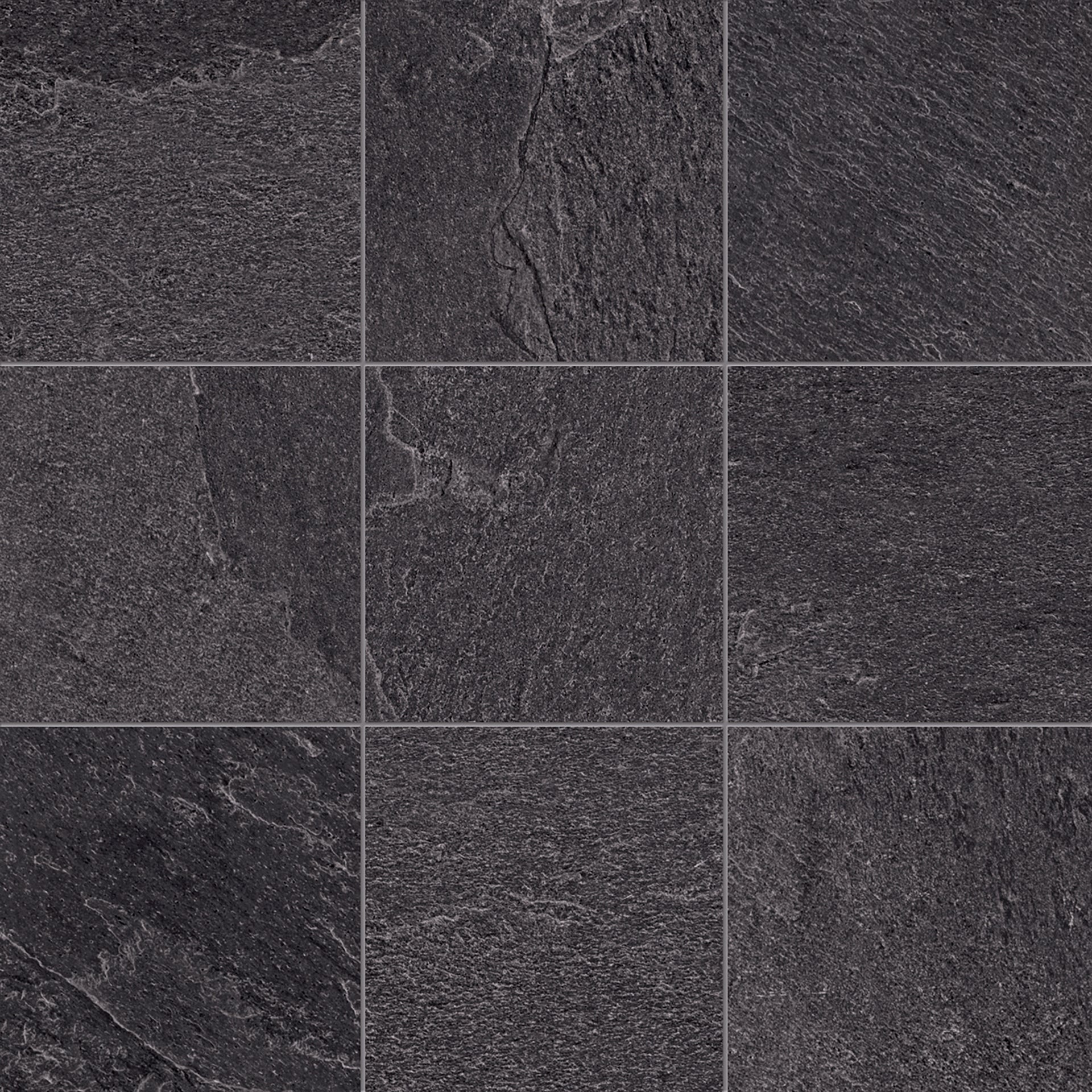 Nordika DARK porcelain mosaic tile by Emil, naturale finish, 12"x12" size. Premium Italian porcelain for floors and walls.