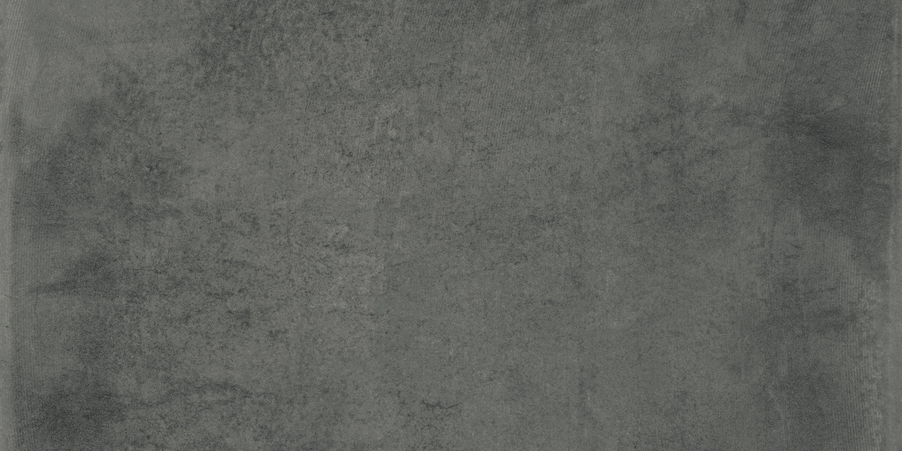 ATTITUDE Dark Grey porcelain field tile, top-down product view, 12"×24"×11/32" size. Premium porcelain for floors and walls.