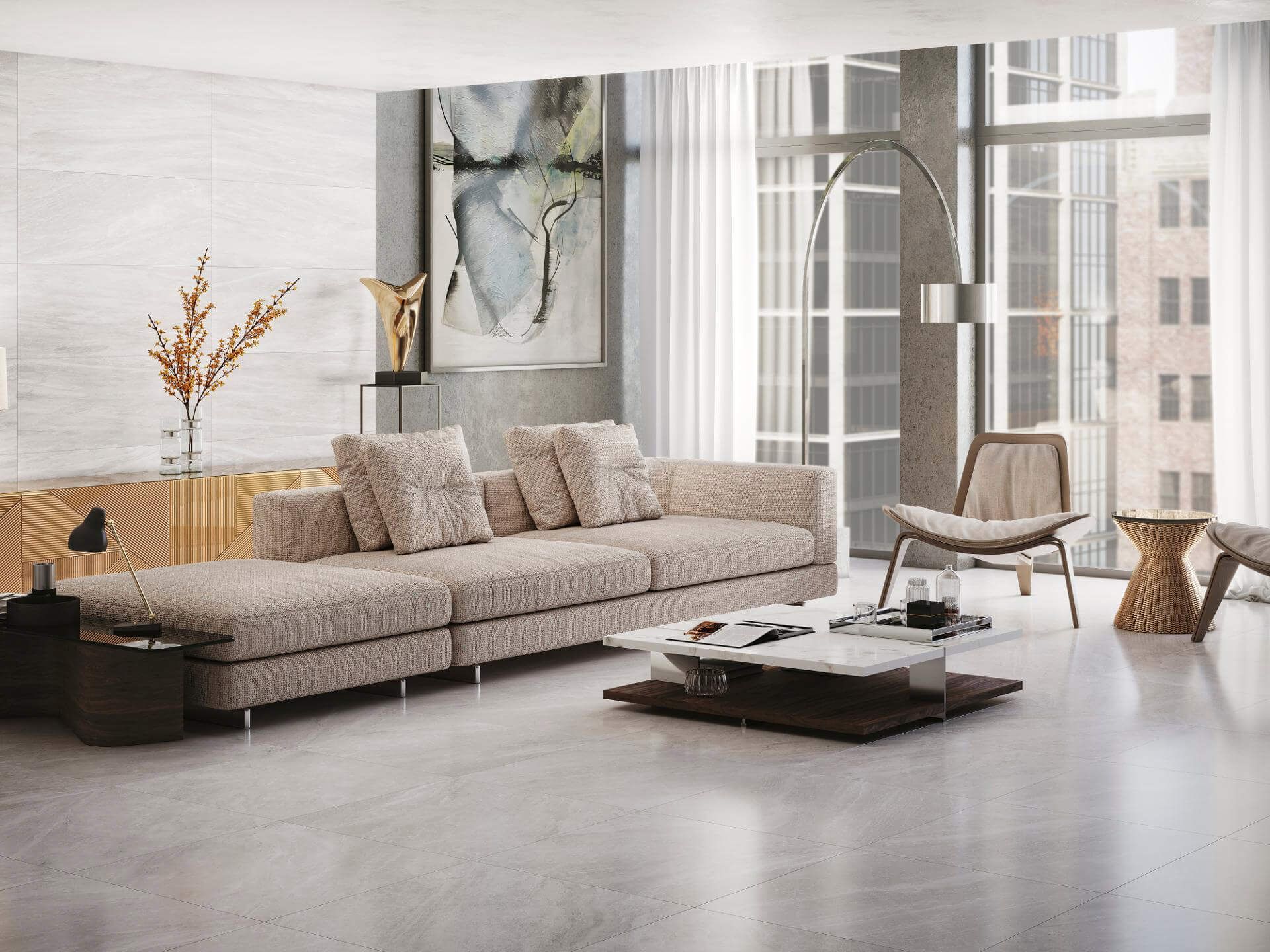 Indic Gray Floor Tile (31x31x8.5-mm | matt)