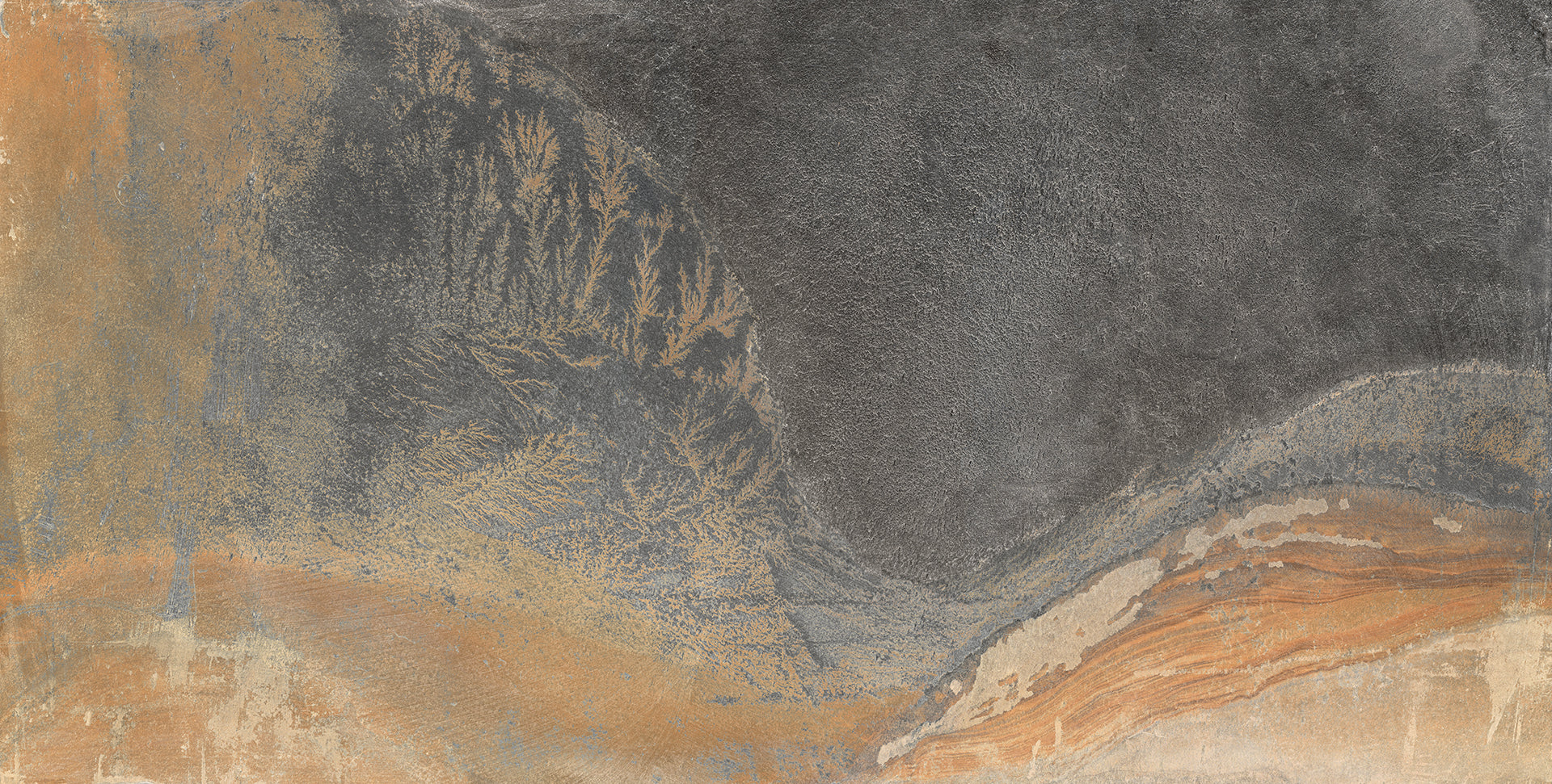 Cornerstone SLATE MULTICOLOR porcelain field tile by Emil, naturale finish, 6"x48" size. Premium Italian porcelain for floors and walls.