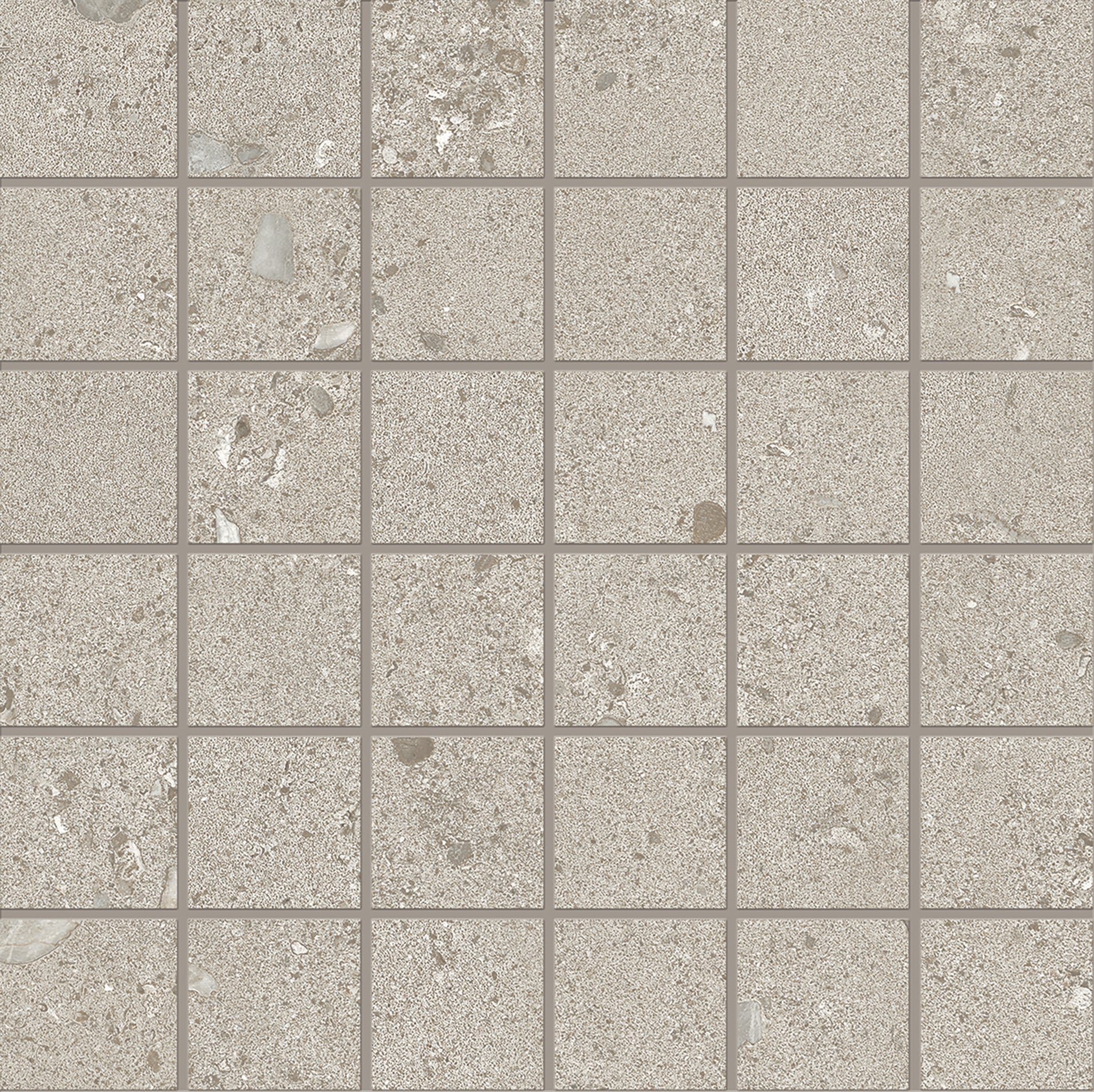 GemmaStone Basalto porcelain mosaic tile by Emil, silktech finish, 11 13/16"x11 13/16"x9-mm size. Premium Italian porcelain for floors and walls.