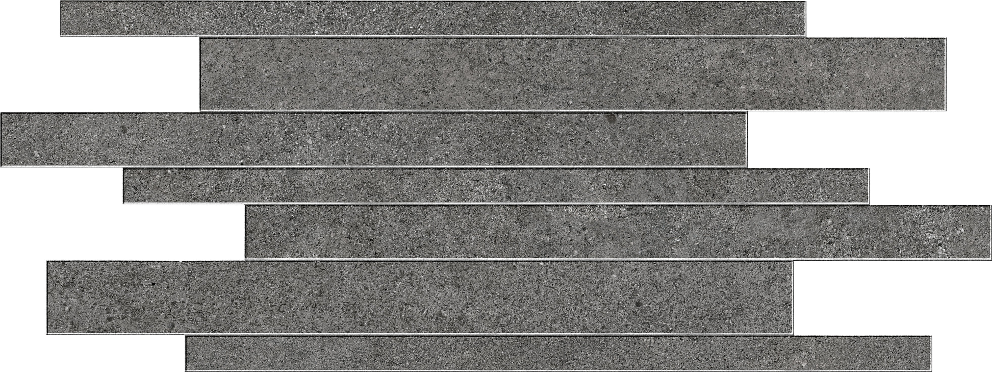 INFINITY Cosmos porcelain mosaic, top-down product view, 12"×24"×11/32" size. Premium porcelain for floors and walls.