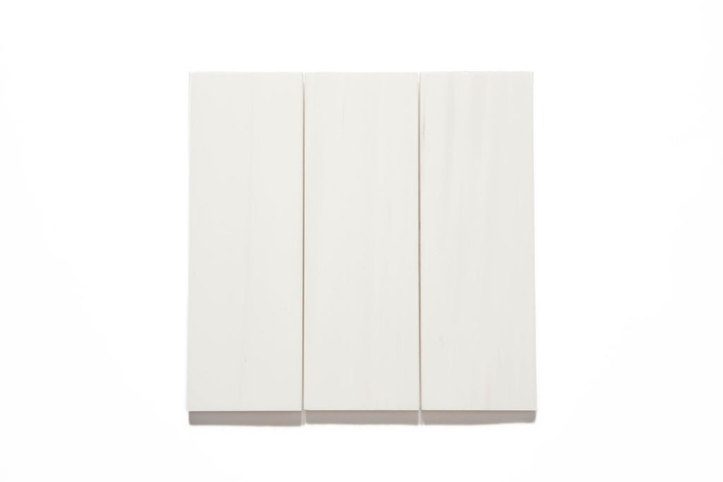 Bianco Dolomite Bianco Dolomite (First Quality) marble field tile, primary product image, 12"×24"×3/8" size. Premium marble for floors and walls.