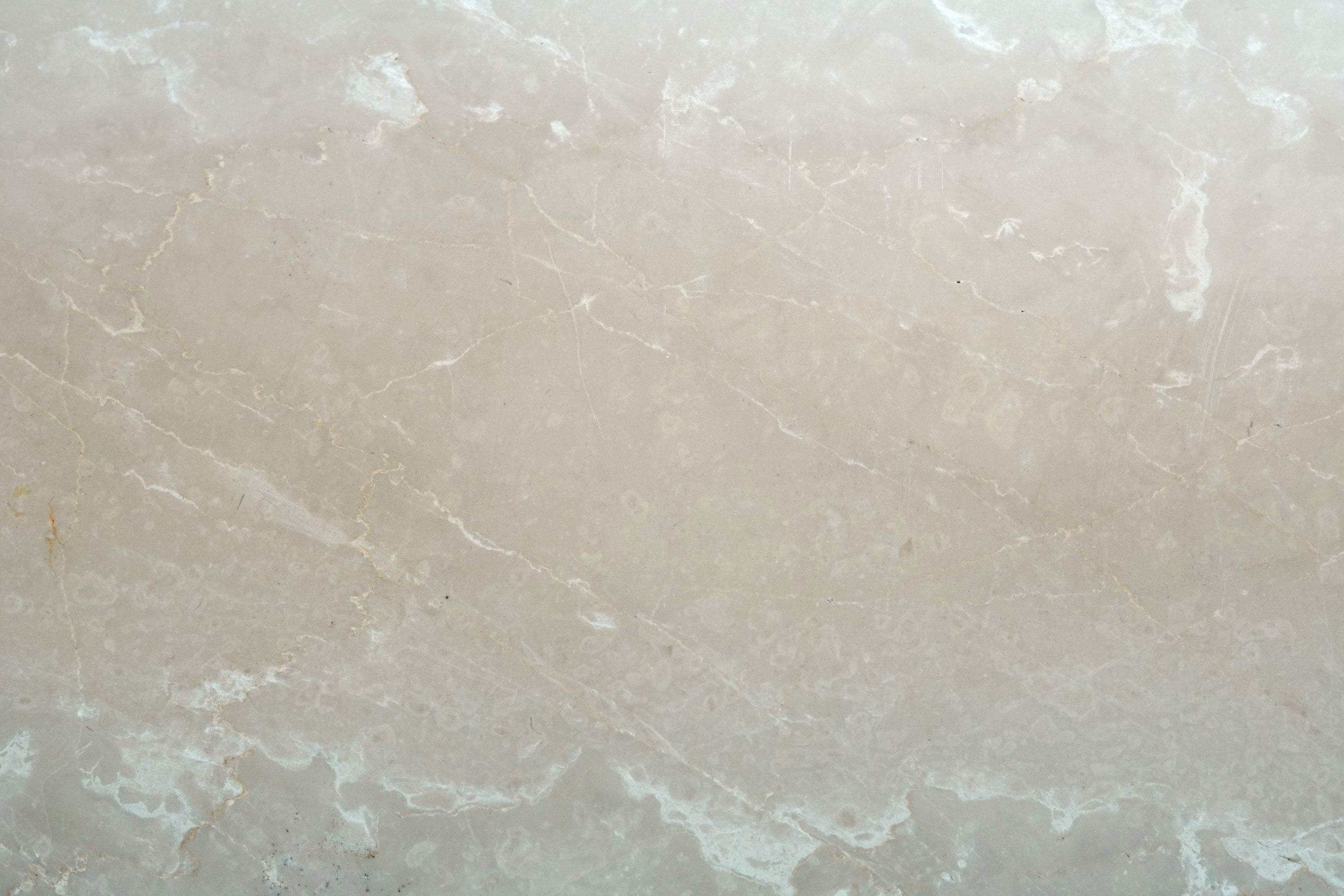 Botticino marble trim, top-down product view, 1"×3/4"×3/4" size. Premium marble for floors and walls.