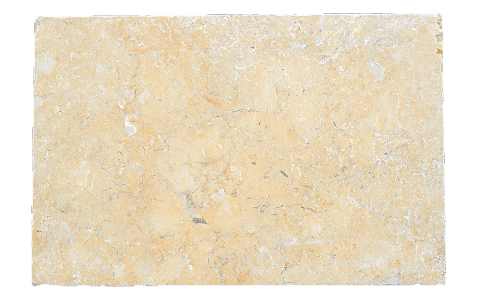 JERUSALEM GOLD:  Limestone Field Tile (12"x12"x1/2" | tumbled)