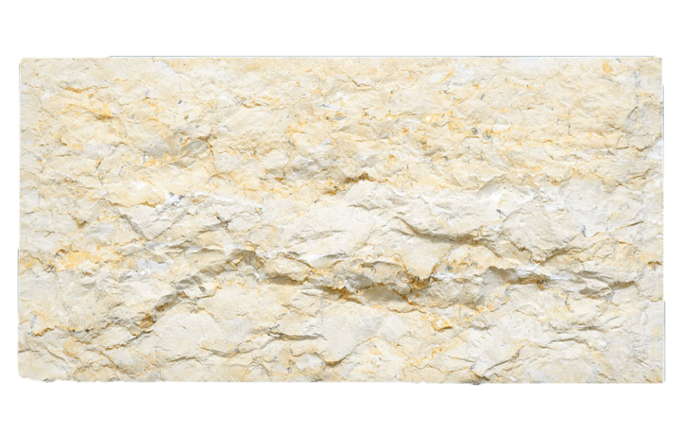 JERUSALEM GOLD:  Limestone Field Tile (12"x24"x3/4" | split face)