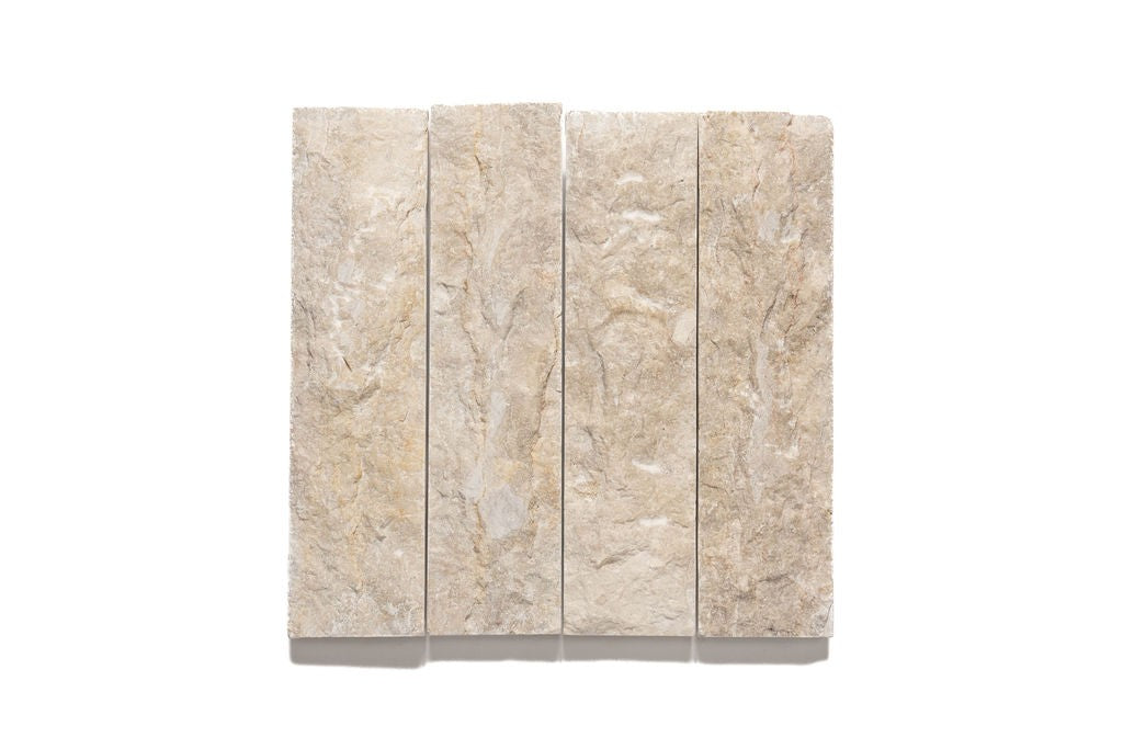 Jerusalem Grey Gold Jerusalem Grey/Gold limestone trim, product image 2, 2"×12" size. Premium limestone for floors and walls.