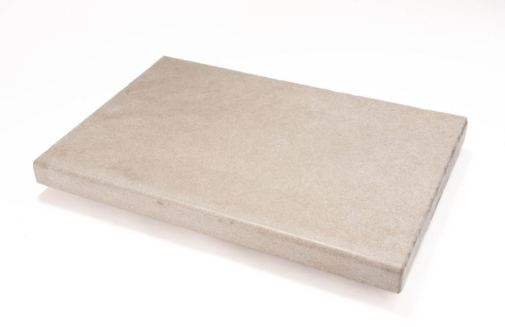 Nazare Taupe limestone coping, primary product image, 16"×24"×1 31/32" size. Premium limestone for floors and walls.