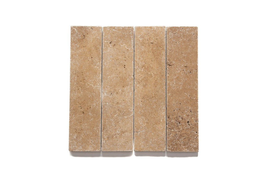 Noce Travertine Noce travertine pavers, primary product image. Premium travertine for floors and walls.