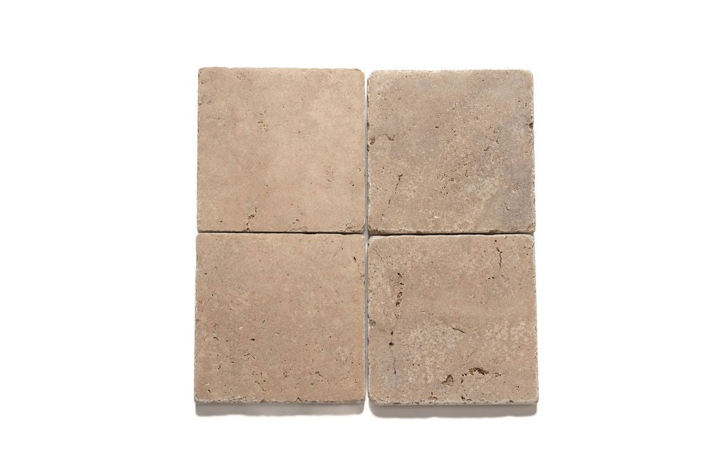 Noce Travertine Noce travertine pavers, product image 1. Premium travertine for floors and walls.