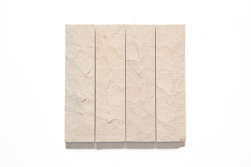 Pebble Beach limestone mosaic, product image 2, 12"×12" size. Premium limestone for floors and walls.