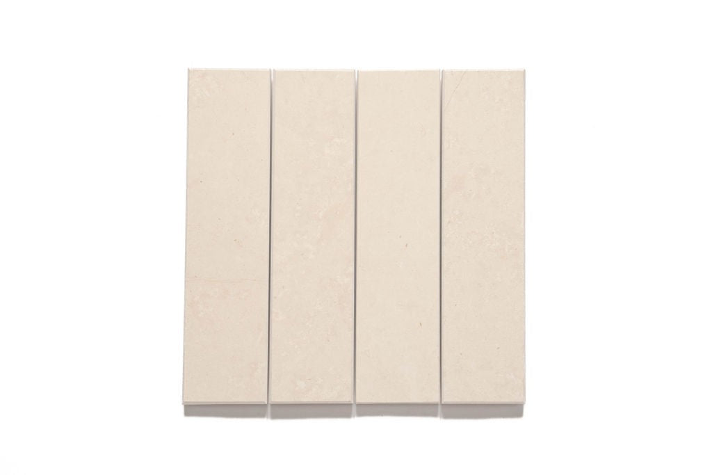 Pebble Beach limestone mosaic, primary product image, 12"×12" size. Premium limestone for floors and walls.