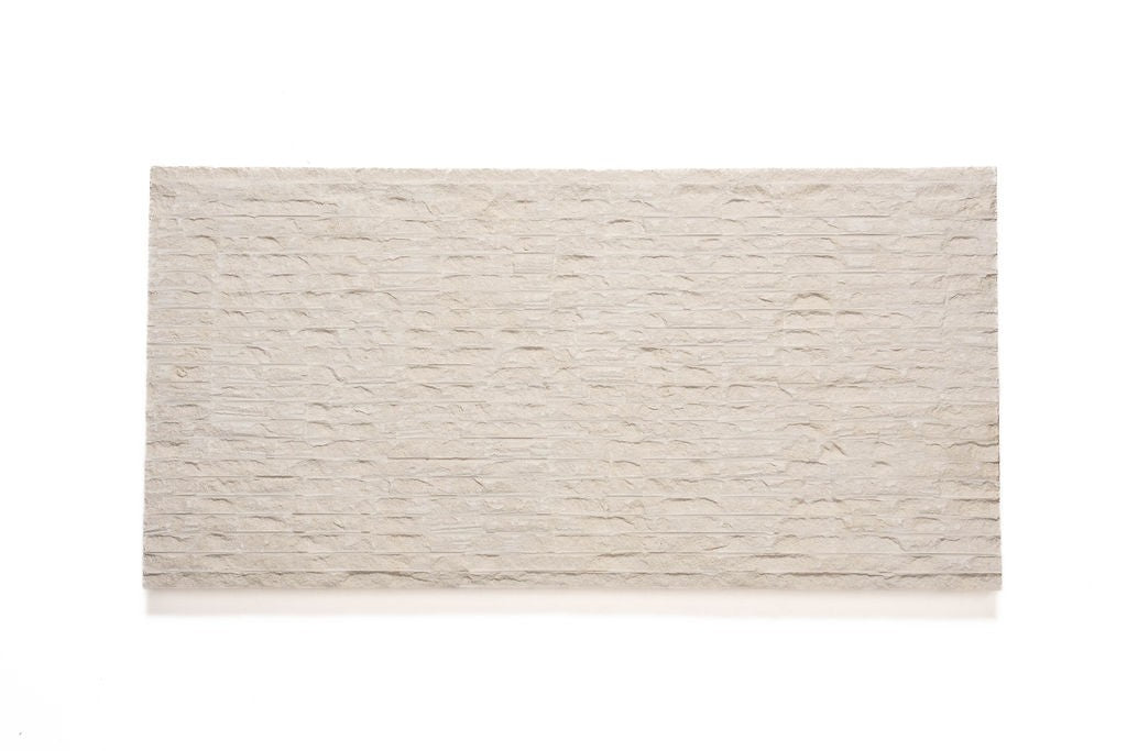 Rosal Rosal CD limestone field tile, top-down product view, 12"×24"×3/4" size. Premium limestone for floors and walls.