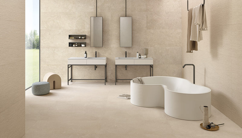 Porcelain Stoneware Emil Mapierre Stone Bathroom Beige Noble,beige Ancienne,beige Ligne lifestyle image