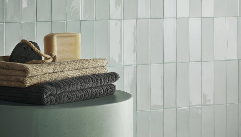 Porcelain Stoneware Emil Sixty Brick Salvia Fondo lifestyle image