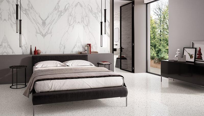 Porcelain Stoneware Emil Tele Di Marmo Bedroom lifestyle image