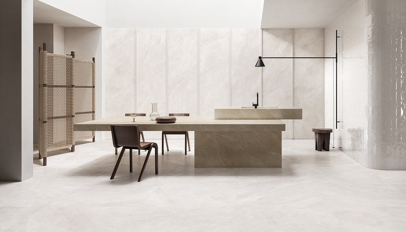 Porcelain Stoneware Ergon Cornerstone Evolution Brick,stone Kitchen Calce Lux,slate Sand ,slate Superwhite lifestyle image