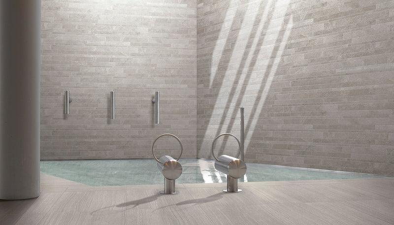 Porcelain Stoneware Ergon Stone Project Stone Public Space Grey Strutturato lifestyle image