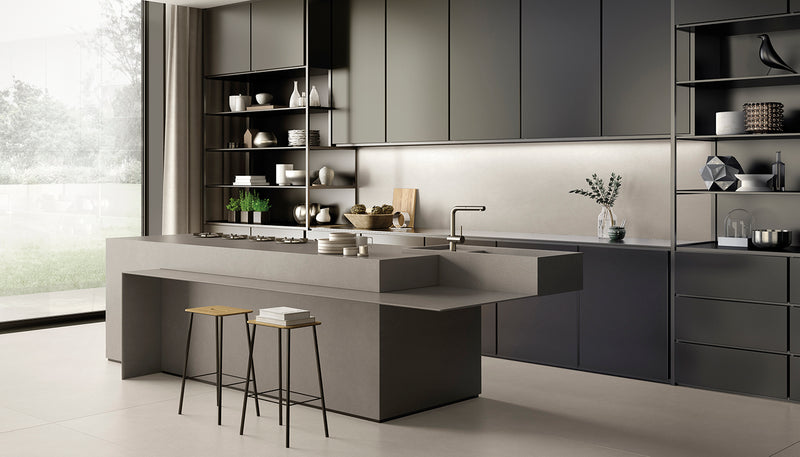 Porcelain Stoneware Level Level Concrete Concrete Ash lifestyle image
