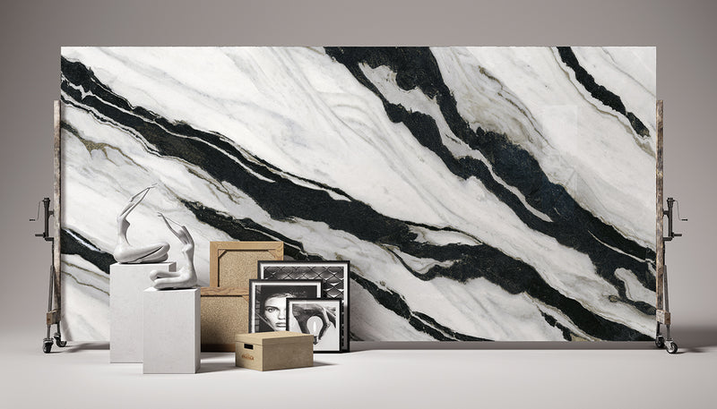 Porcelain Stoneware Level Level Marmi Marble Image Detail Panda lifestyle image