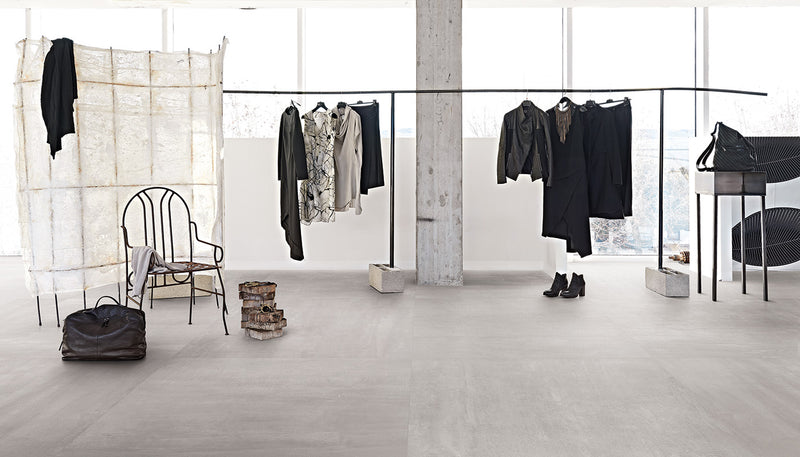 Porcelain Stoneware Provenza Gesso Stone Shop Pearl Grey lifestyle image