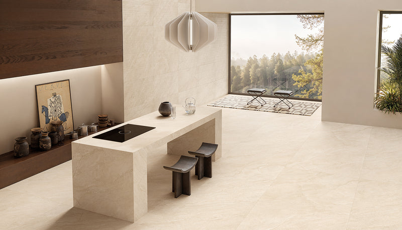 Porcelain Stoneware Provenza Pietra Di Orosei Stone Kitchen Corda Fondo,corda Rilievi lifestyle image
