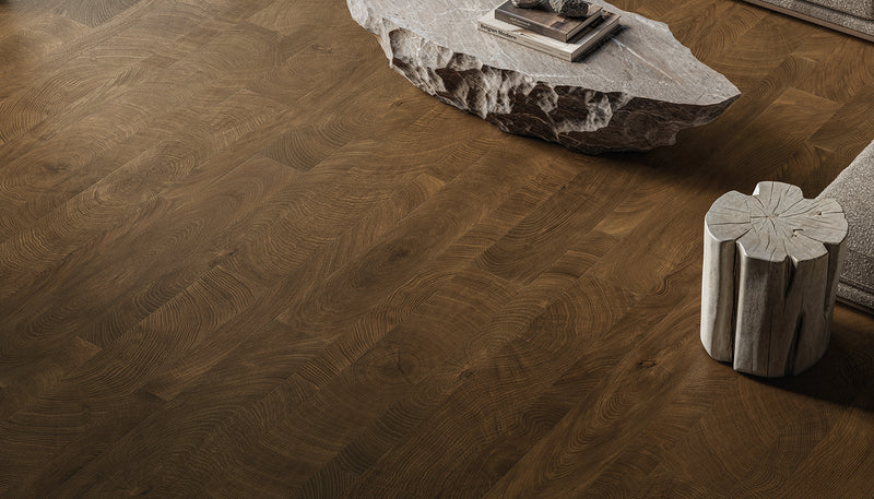 Porcelain Stoneware Provenza W-circles Wood,brick Image Detail Wenge' Fondo lifestyle image