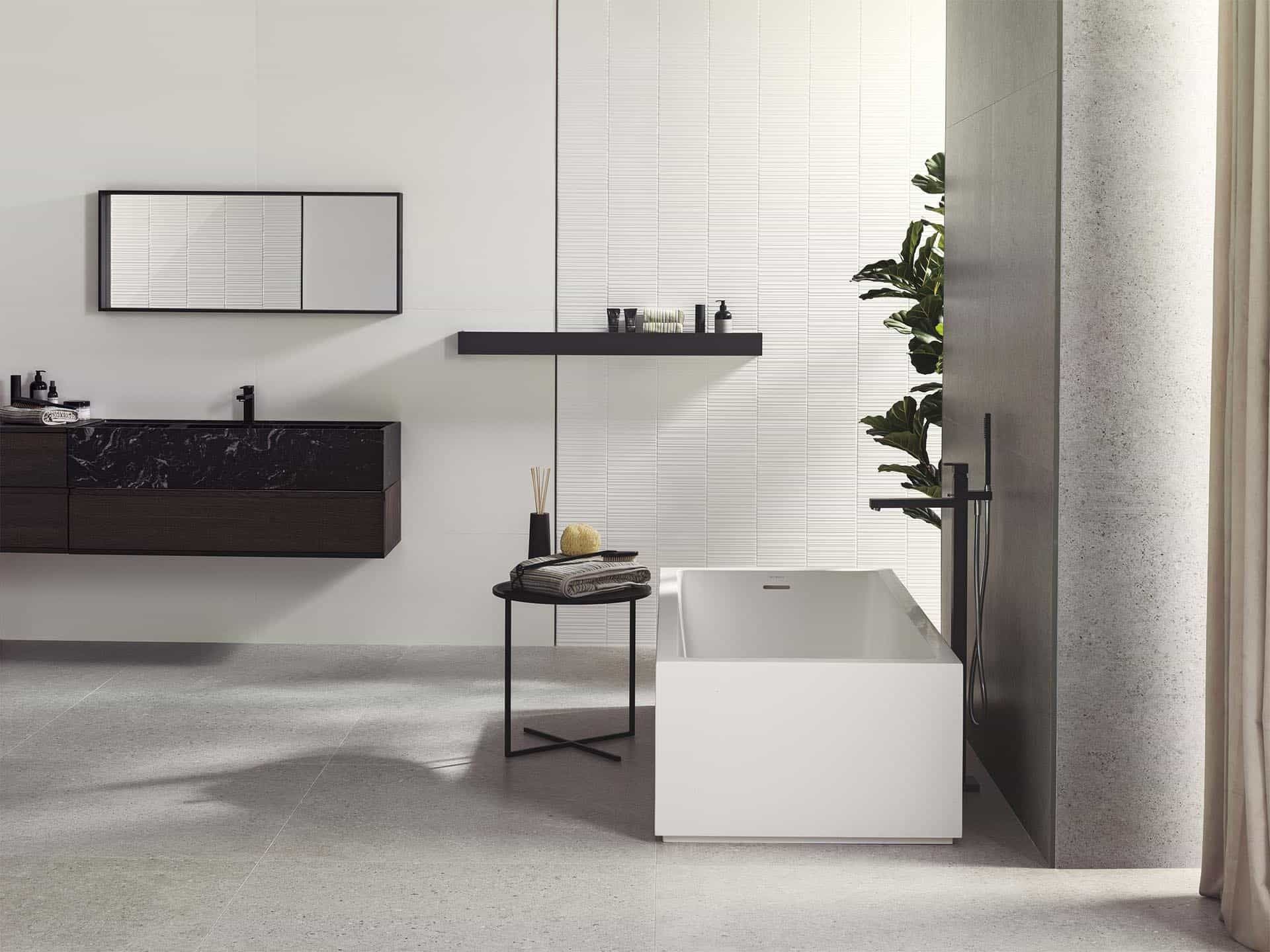 Prada Acero Floor Tile (47x47x8.5-mm | matt)
