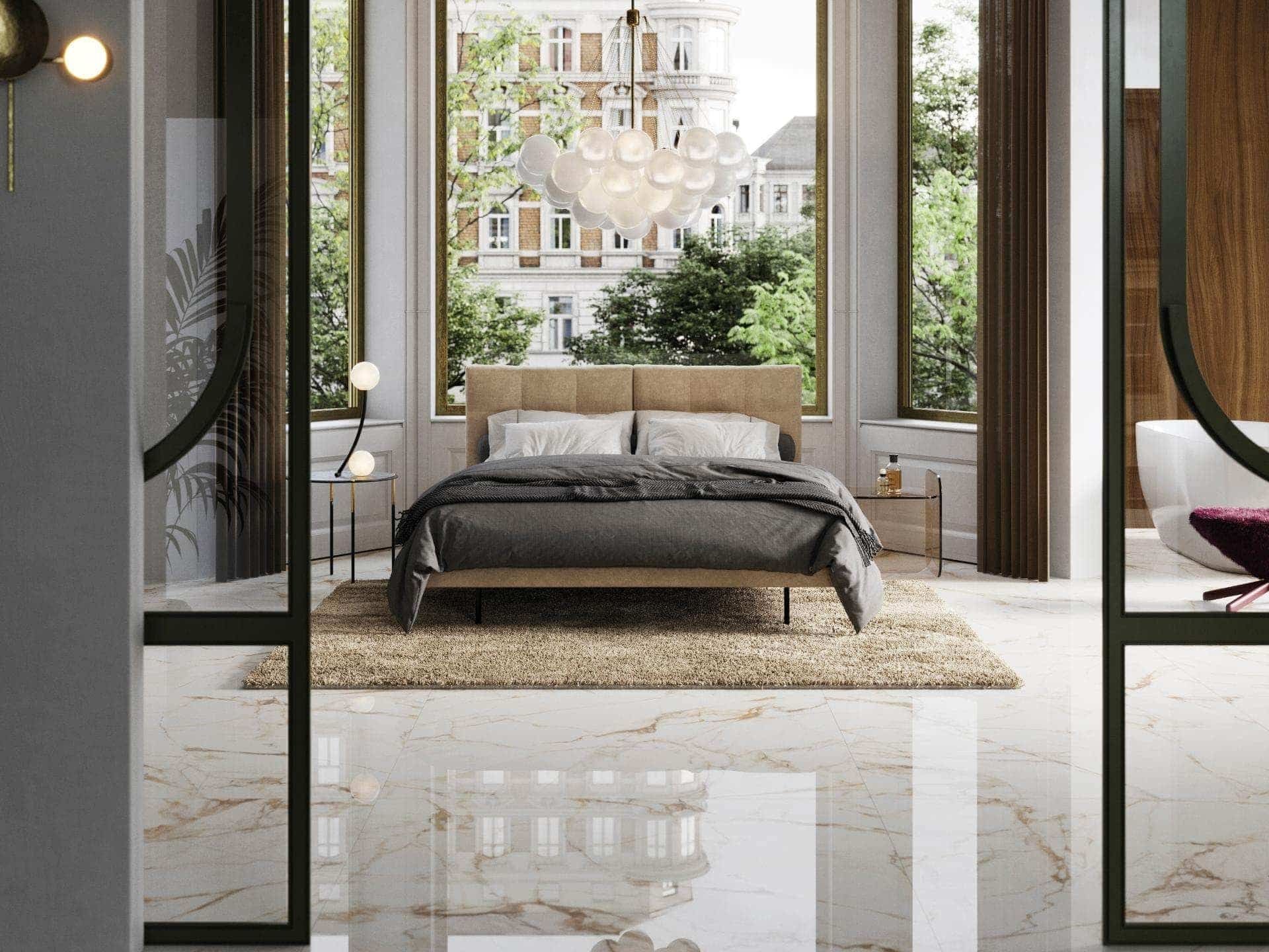 Calacatta Gold Floor Tile (47x47x6-mm | polished)