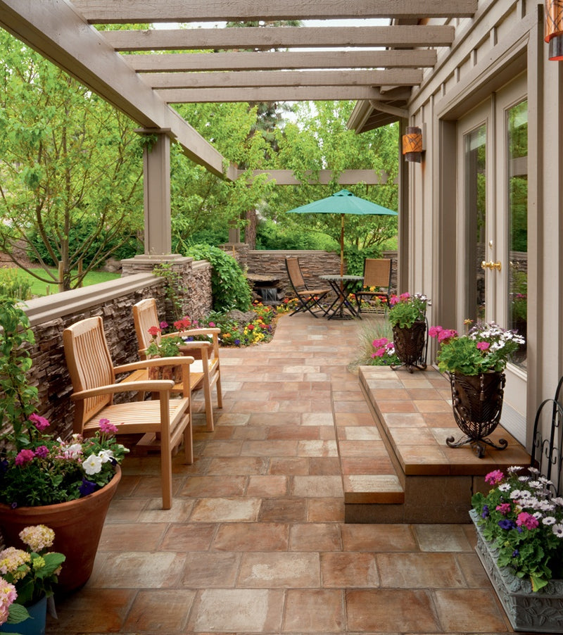 Trail Terracotta Emiliana Porcelain lifestyle image