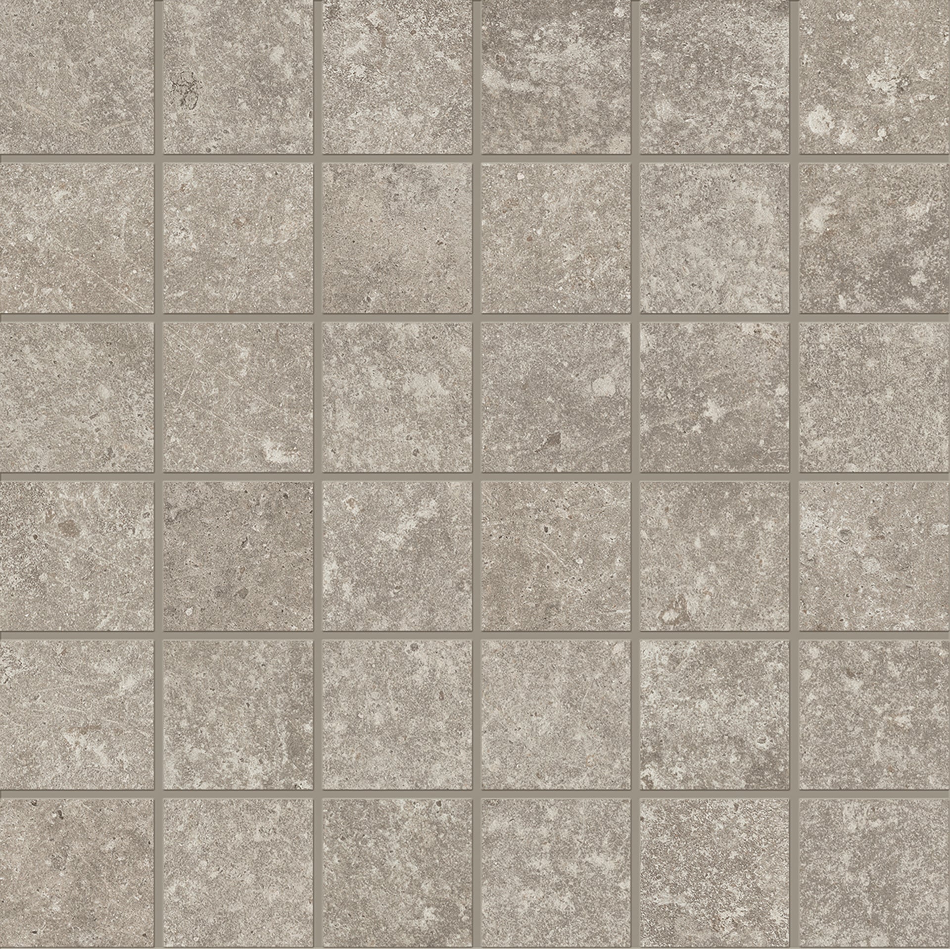 Ever-Stone GREY porcelain mosaic tile by Emil, naturale finish, 8"x12" size. Premium Italian porcelain for floors and walls.