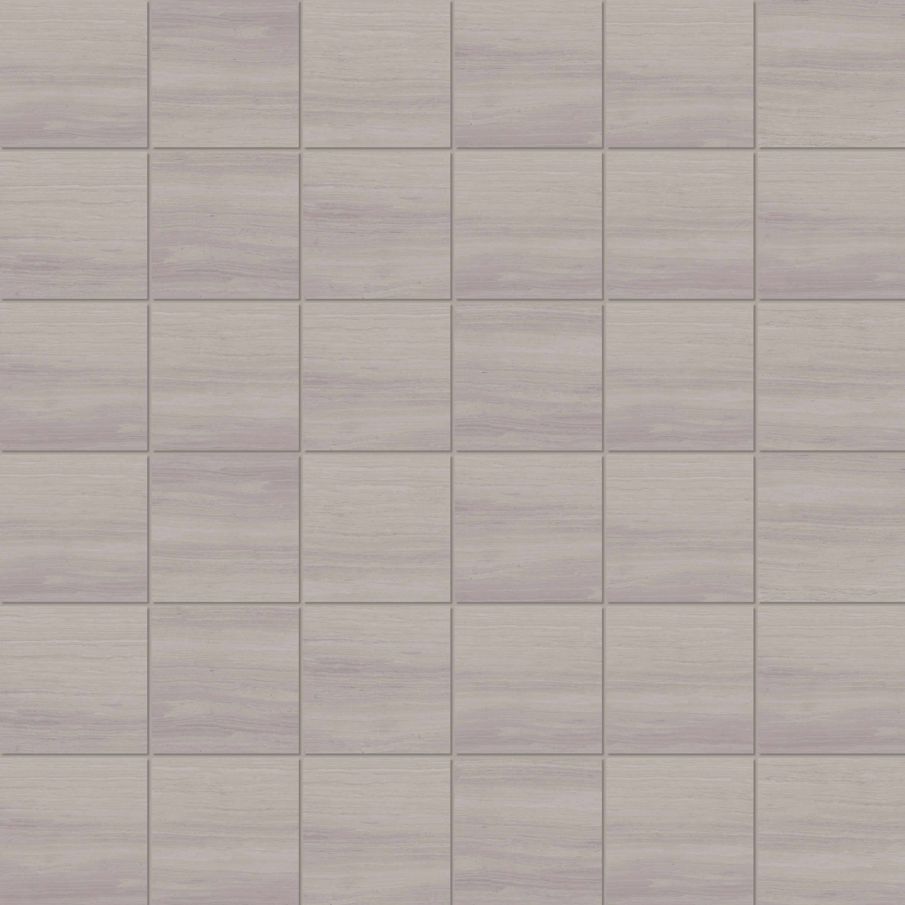 WASHINGTON Platinum porcelain mosaic, top-down product view, 12"×12"×5/16" size. Premium porcelain for floors and walls.