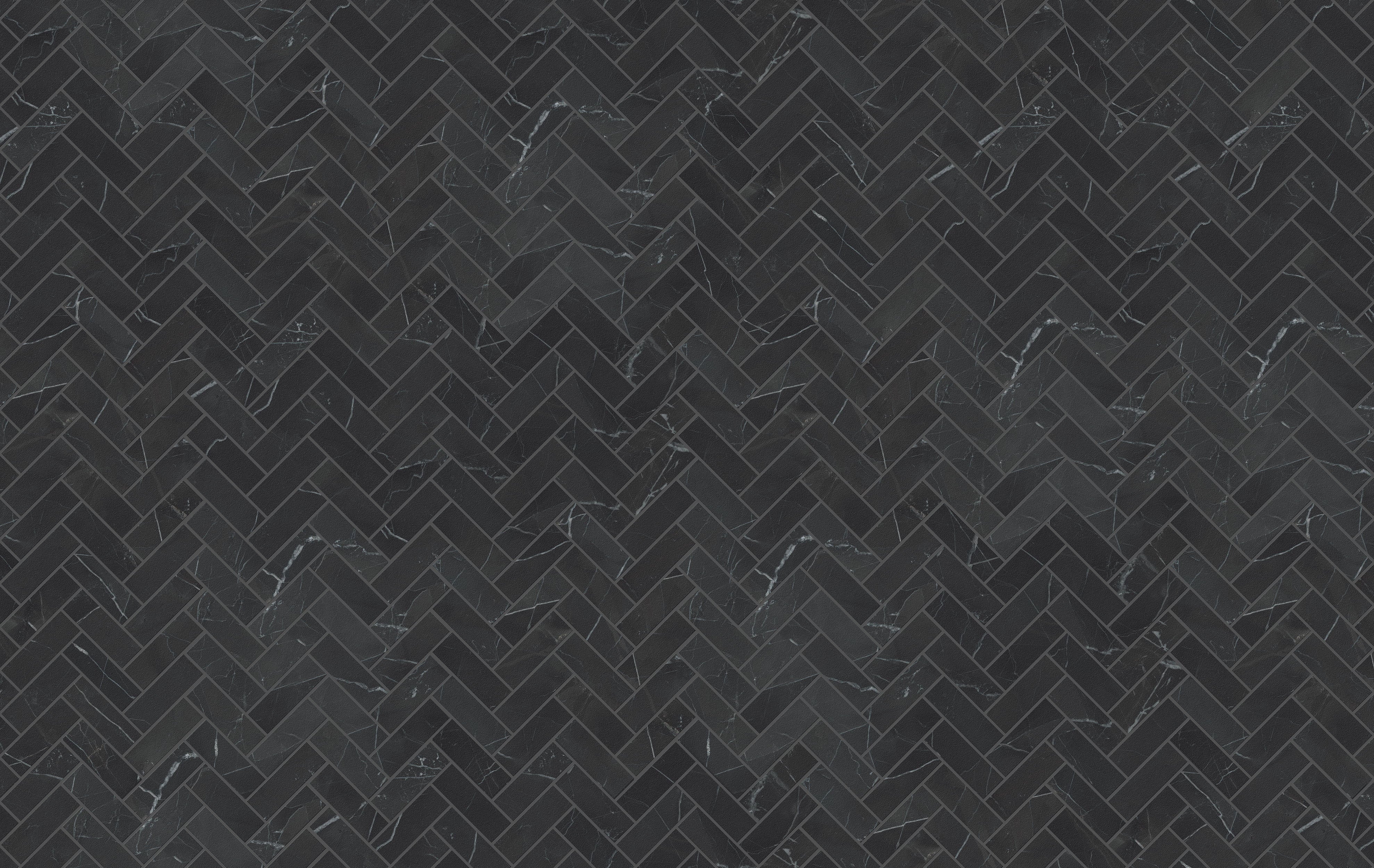 landmark 9mm charme evo calacatta black herringbone mosaic 12x11x9mm matte rectified porcelain tile distributed by surface group international