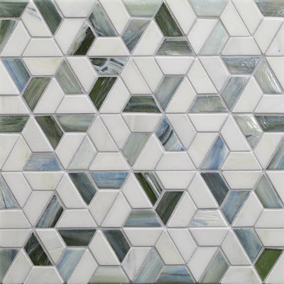 Rock Garden – Colored Glass and Marble collection