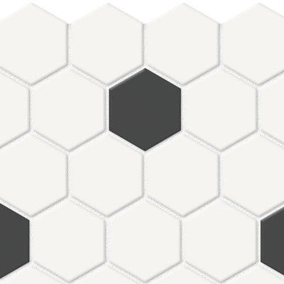 Canvas White W Retro Black Soho – Porcelain and Porcelain Tile collection