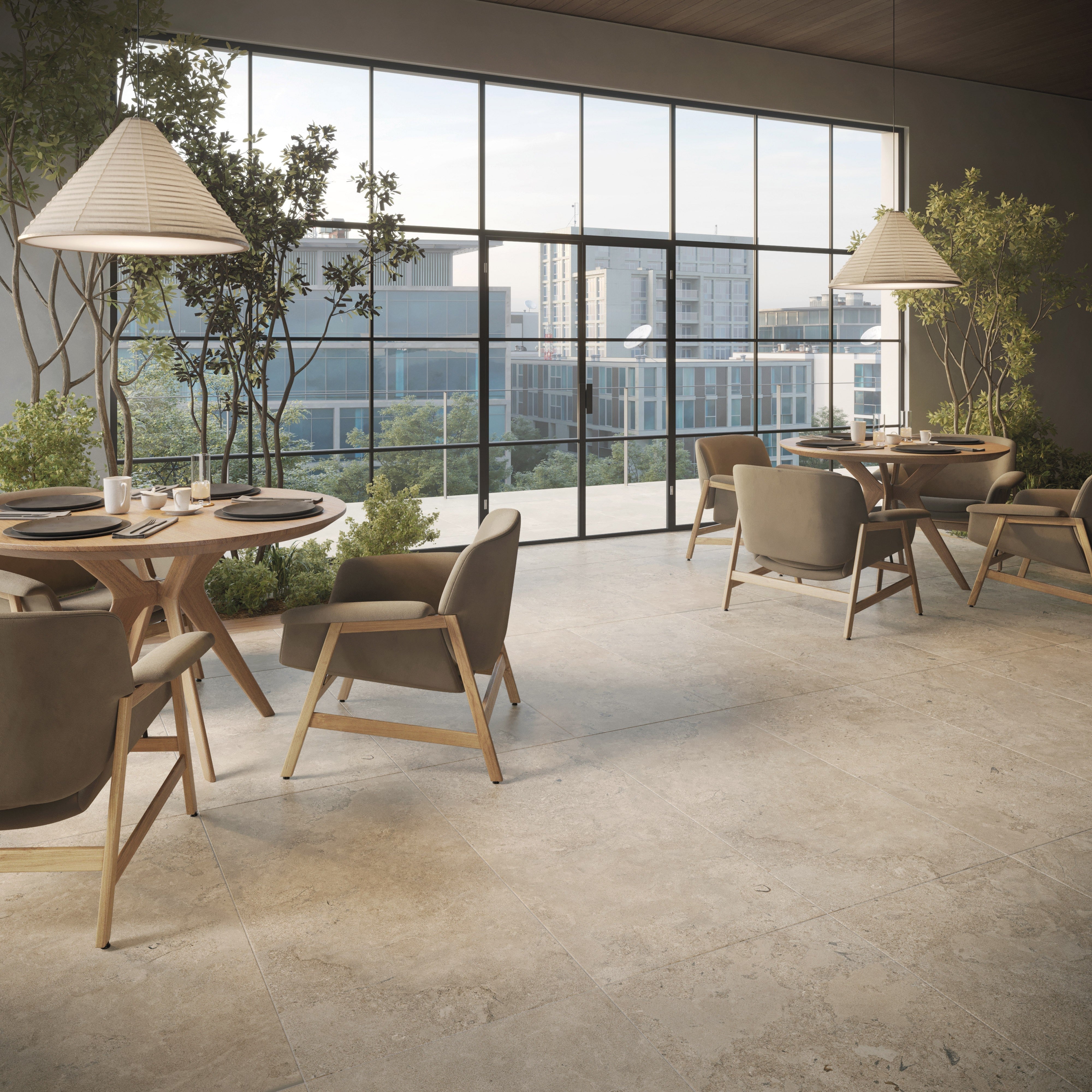 AURORA ELEGANCE: Sun-Kissed Sands Field Tile (24"x48"x8.5-mm | polished | rectified)