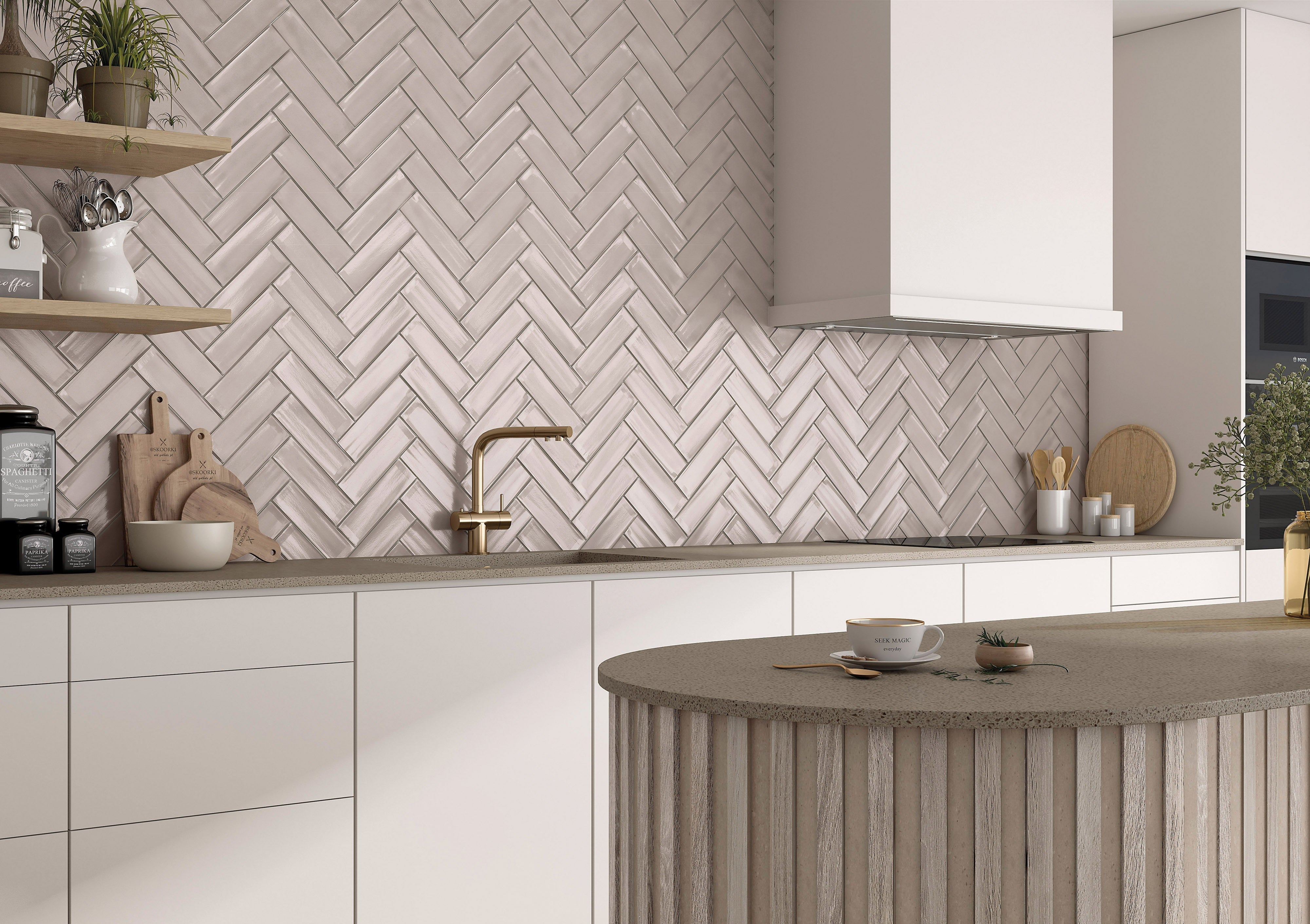 CANVAS RHYTHM: Canvas Raw Field Tile (3"x10"x7.4-mm | matte | pressed)