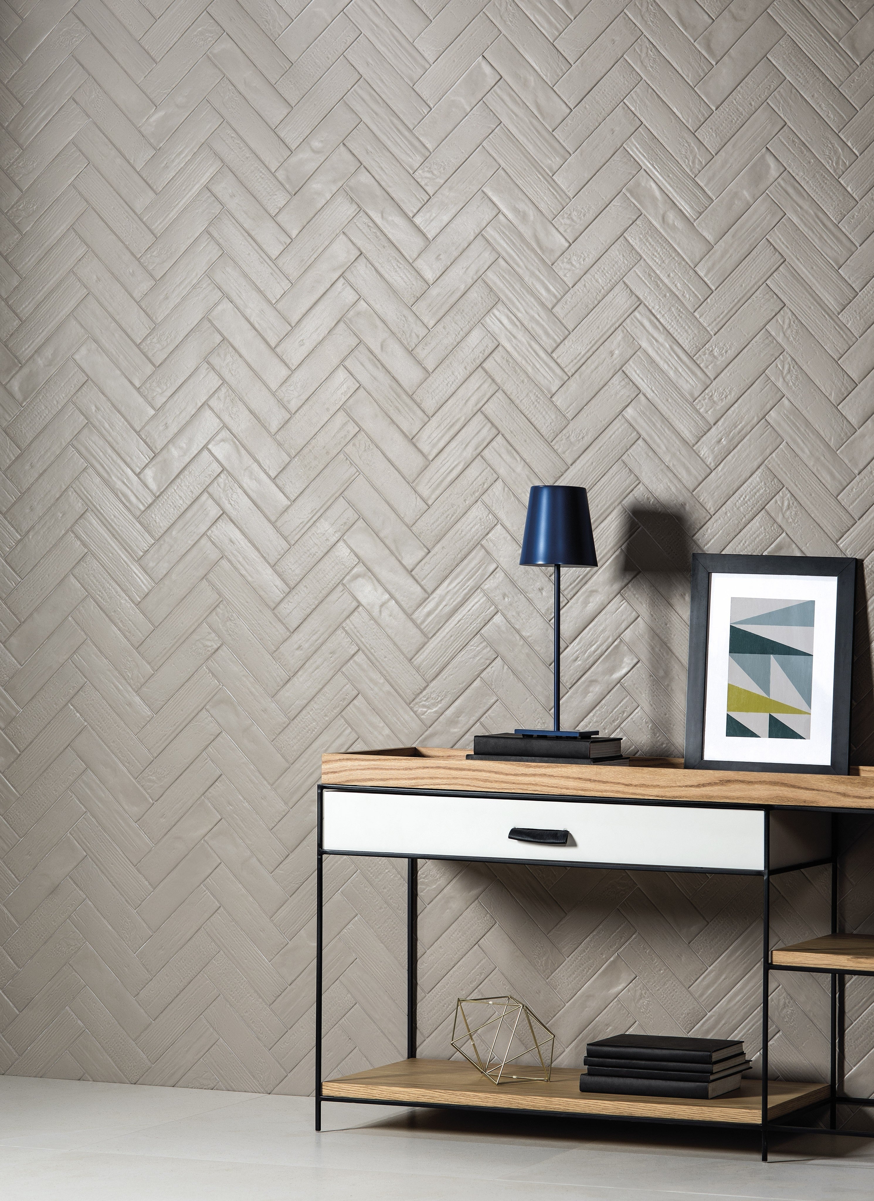 CHROMATIC ODYSSEY: Savannah Gold Field Tile (3"x9"x7.2-mm | matte | pressed)