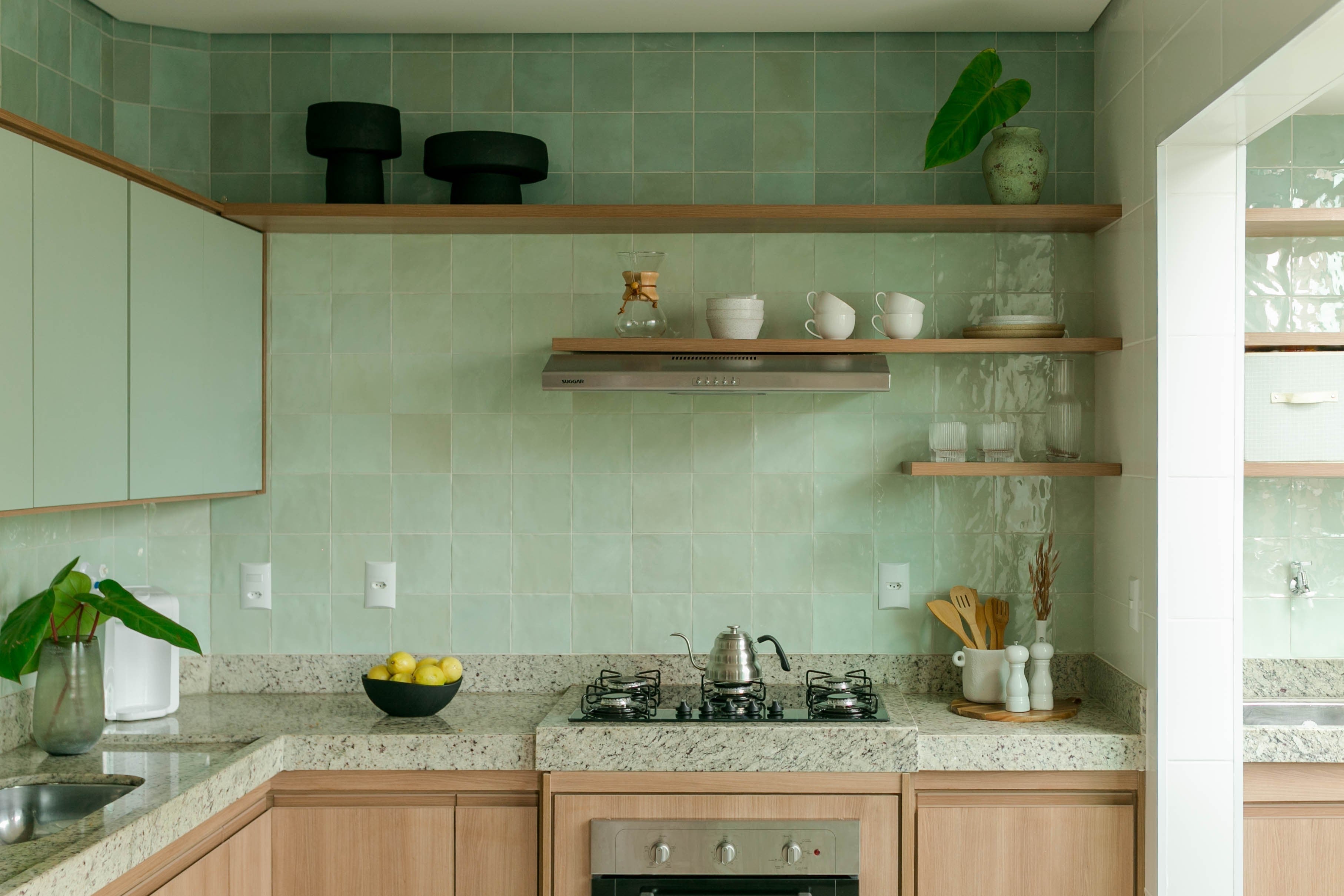 CHROMATIC SYMPHONY: Seaside Sonata Field Tile (6"x6"x9-mm | glossy | pressed)