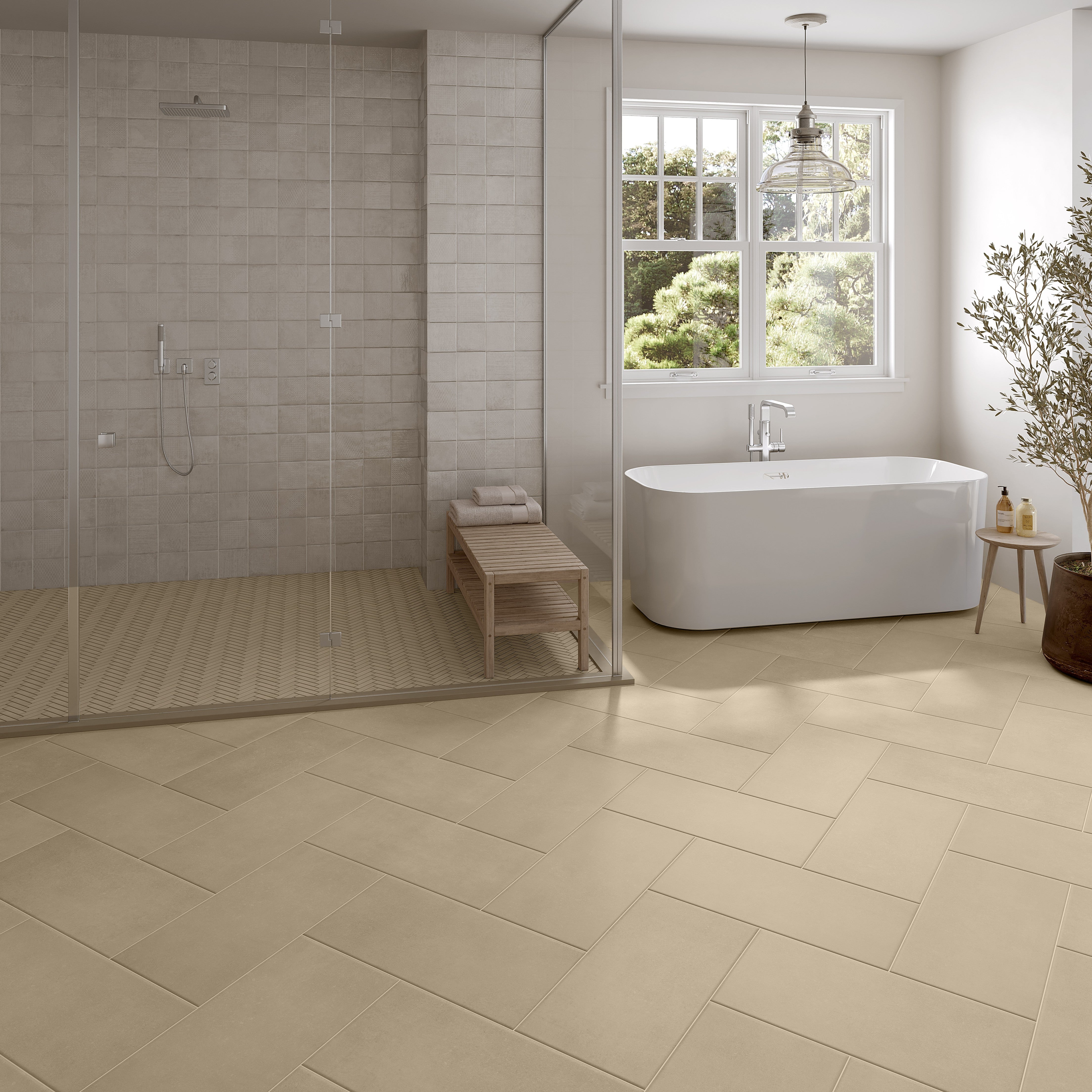 COASTAL MIRAGE: Sandy Mirage Bullnose Trim (3"x12"x8-mm | natural | rectified)