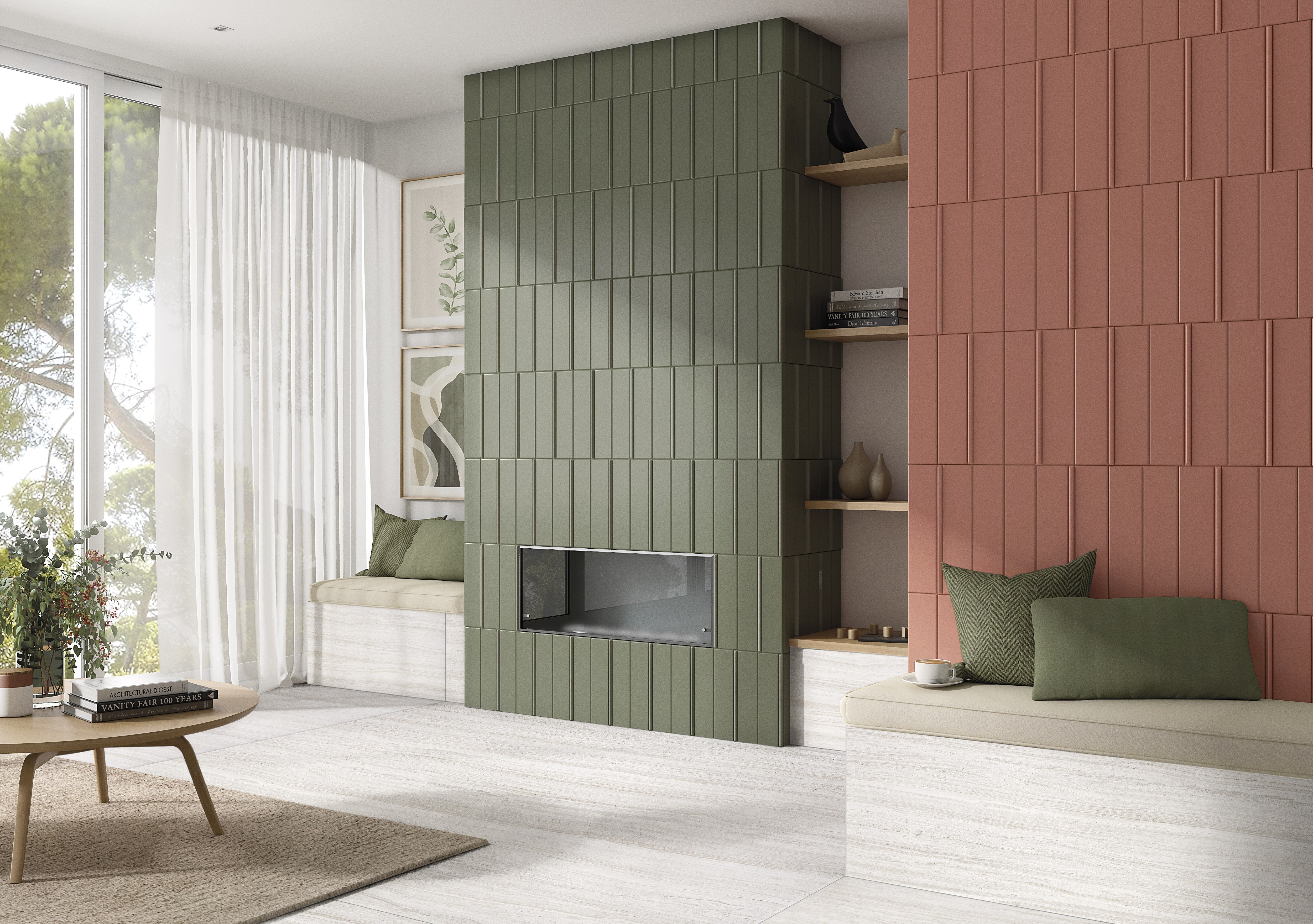 EARTHLY IMPRESSIONS: Cactus Whisper Liner Trim (3/5"x14"x15-mm | glossy | pressed)